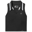 Fila Women's Casa Challenger Seamless Polo Tank - Black