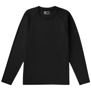 Fila Men's Casa Lucky Ace Seamless Longsleeve Top - Black