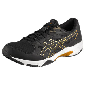 Asics Men's Gel-Rocket 11 - 2E Width - Black/Pure Gold