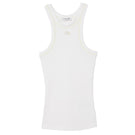 Lacoste Women's Slim Fit Modal Rib Tank - White