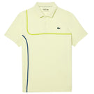 Lacoste Men's Ultra Dry Pique Tennis Polo - Pollen Yellow