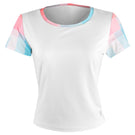 Sofibella Women's Shades of Pink Short Sleeve Tee - White/Multi