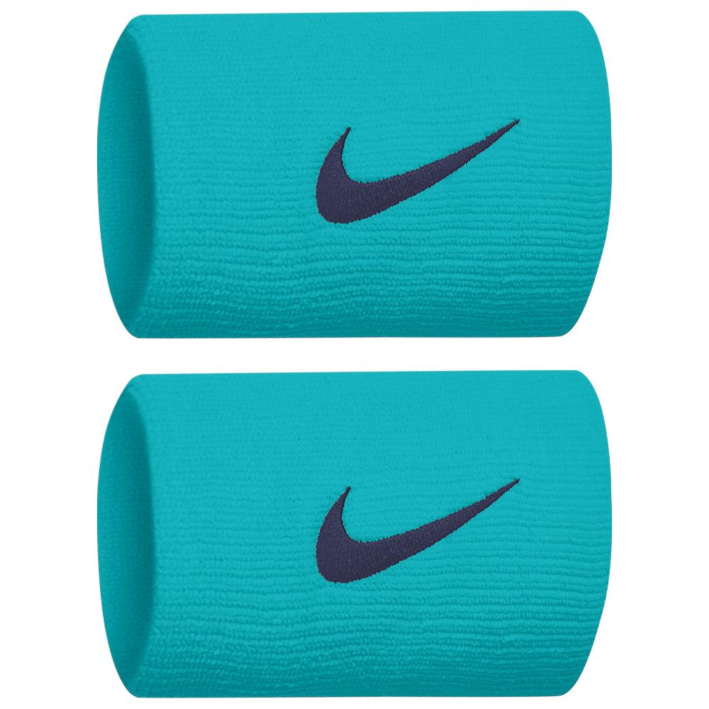 Nike Premier Doublewide Wristbands 2 Pack - Laser Blue/Blue Void