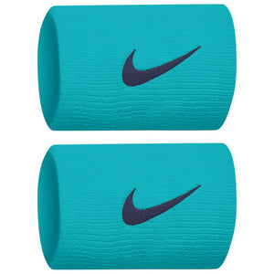 Nike Premier Doublewide Wristbands 2 Pack - Laser Blue/Blue Void