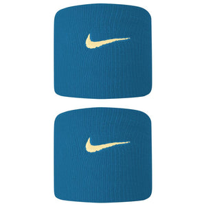 Nike Swoosh Premier DriFit Wristbands - Dark Marina/Pale Vanilla