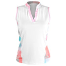 Sofibella Women's Shades of Pink Sleeveless Top - White/Multi