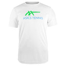 Asics Men's Court Graphic Tee - Brilliant White/New Leaf