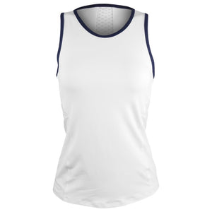 Lija Women's Holiday Spice Tank - White/Eggplant