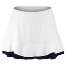 Lija Women's Holiday '24 Distract 13" Skort - White/Eggplant