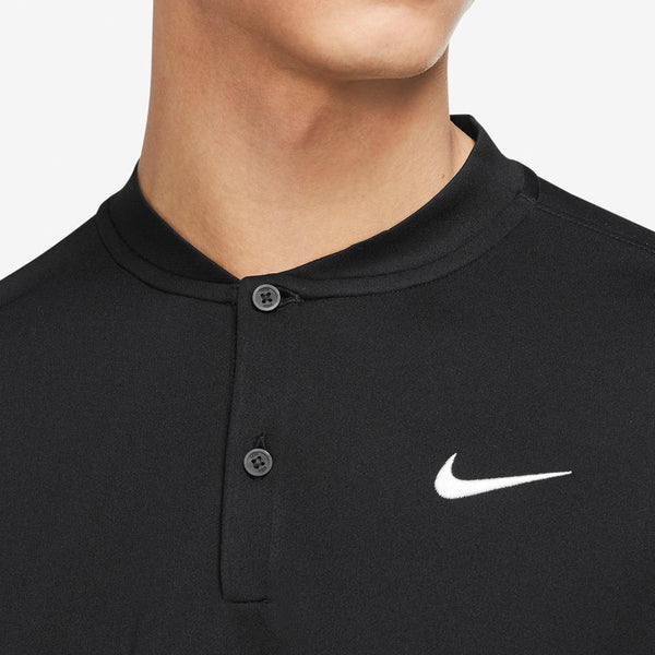 Nike Men's Blade Henley Polo - Black/White – Merchant of Tennis