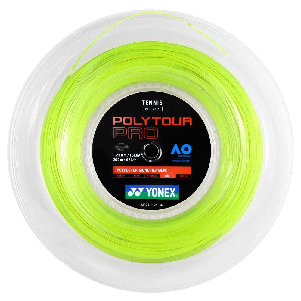 Yonex Poly Tour Pro 16L is a high performing polyester tennis string