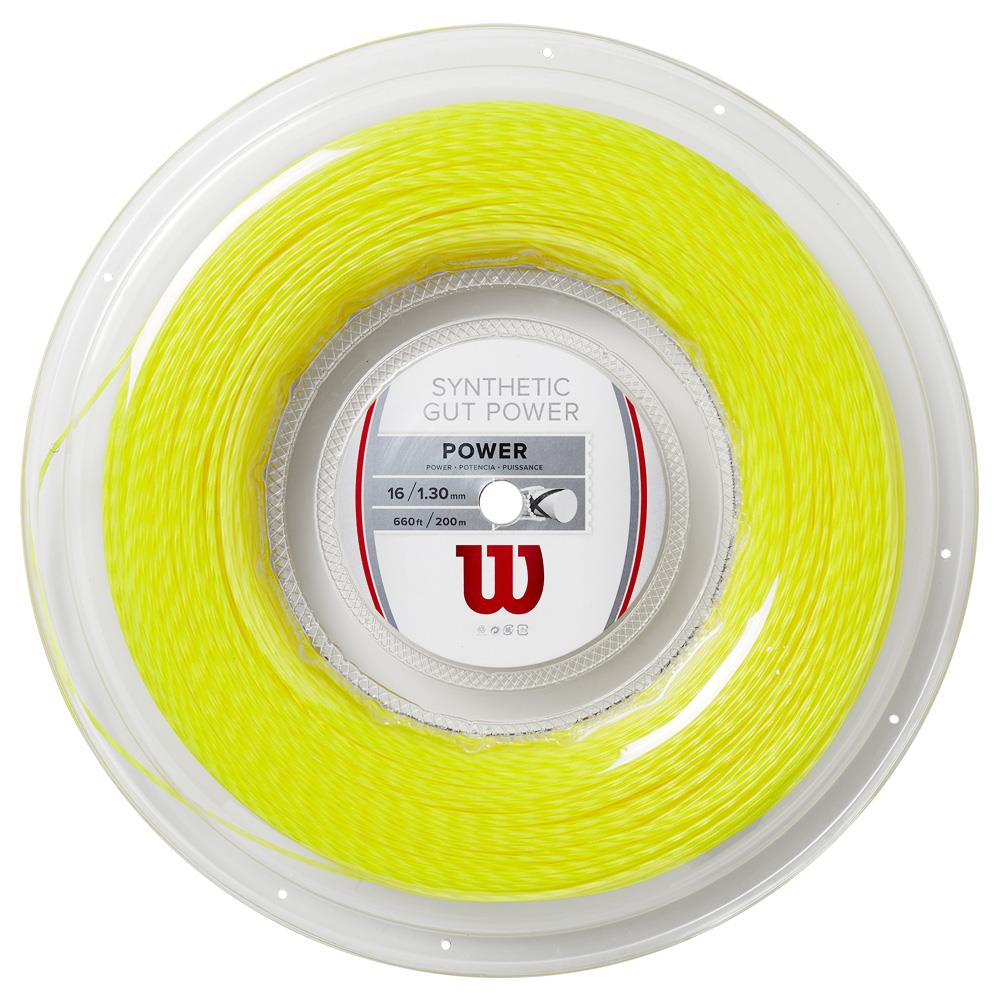 Wilson Synthetic Gut Power - 130 Yellow - String Reel – Merchant of Tennis