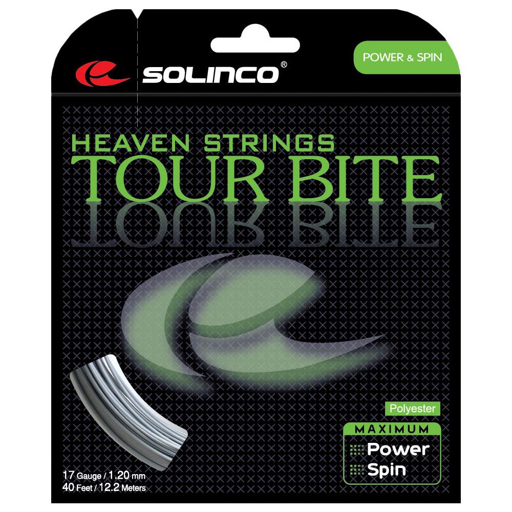 Solinco Tour Bite 16L Tennis String (Silver)