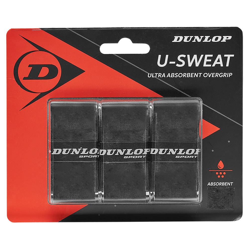Dunlop Viper-Dry Overgrip 3 Pack Black