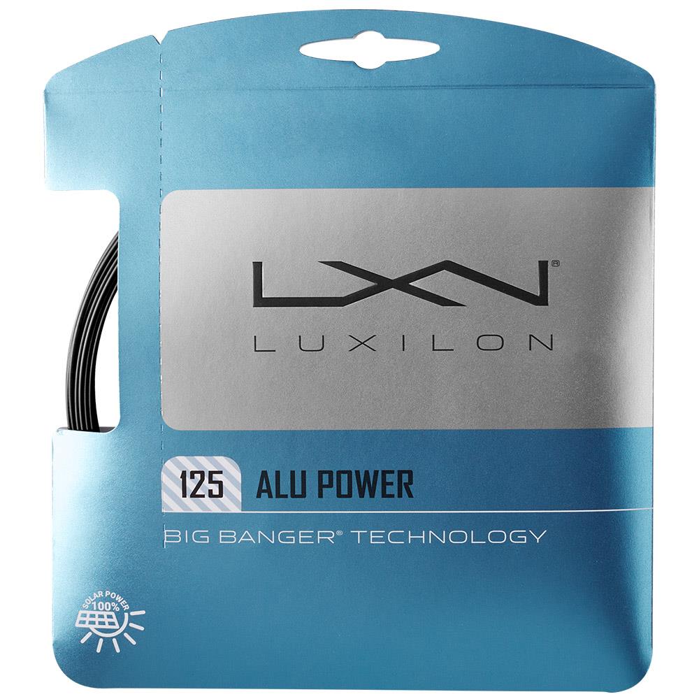 Luxilon Alu Power - 125 - Black - String Set – Merchant of Tennis